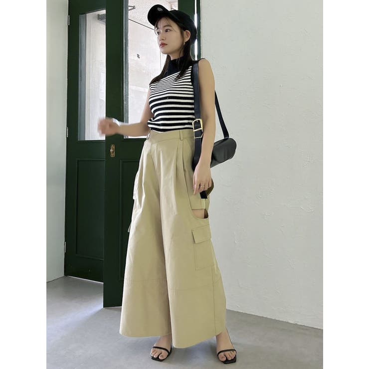 サイドオープンカーゴワイドパンツ | dazzlin | 詳細画像10 