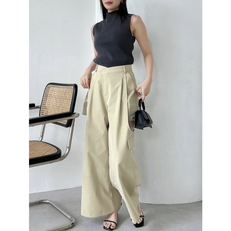 サイドオープンカーゴワイドパンツ | dazzlin | 詳細画像13 