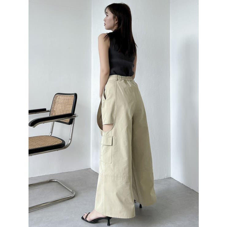 サイドオープンカーゴワイドパンツ | dazzlin | 詳細画像14 