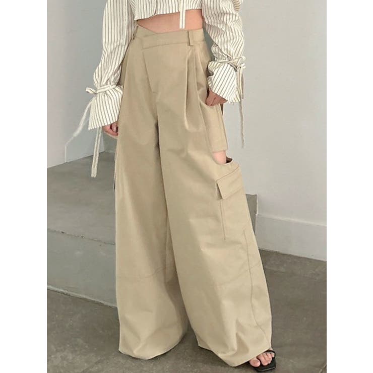 サイドオープンカーゴワイドパンツ | dazzlin | 詳細画像15 