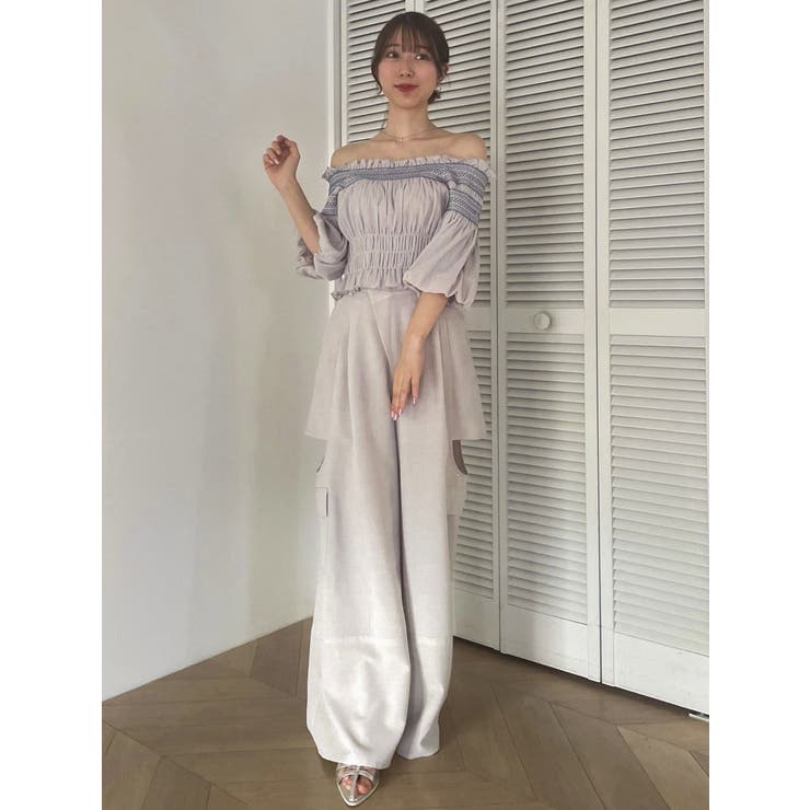 サイドオープンカーゴワイドパンツ | dazzlin | 詳細画像19 