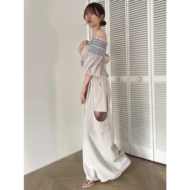 サイドオープンカーゴワイドパンツ | dazzlin | 詳細画像20 