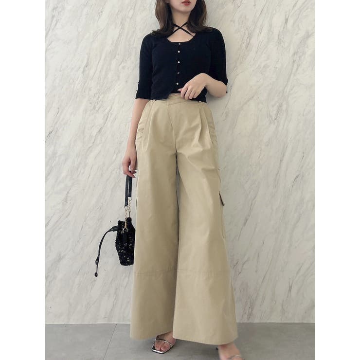 サイドオープンカーゴワイドパンツ | dazzlin | 詳細画像26 