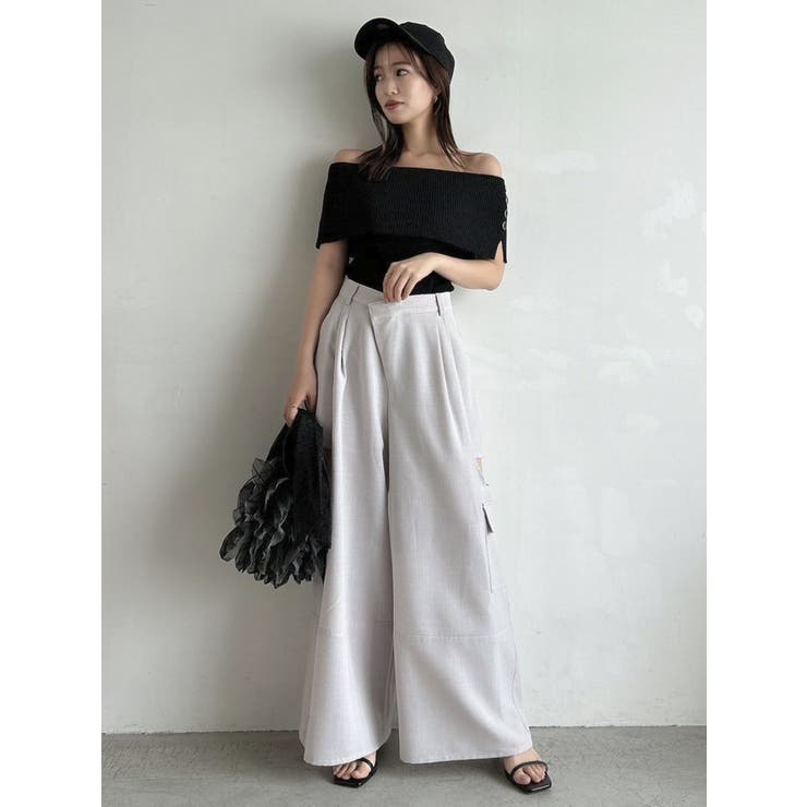 サイドオープンカーゴワイドパンツ | dazzlin | 詳細画像38 