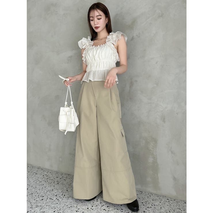 サイドオープンカーゴワイドパンツ | dazzlin | 詳細画像41 