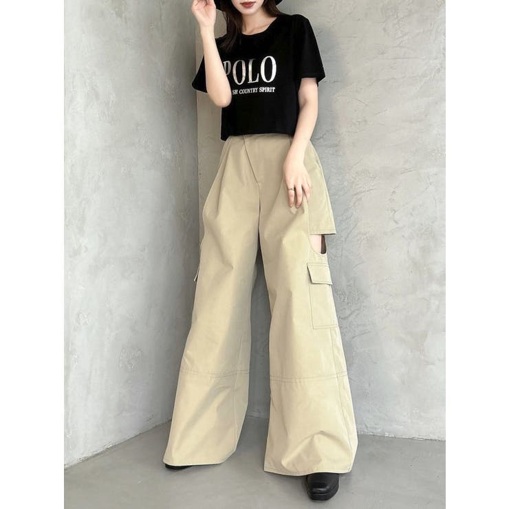 サイドオープンカーゴワイドパンツ | dazzlin | 詳細画像43 