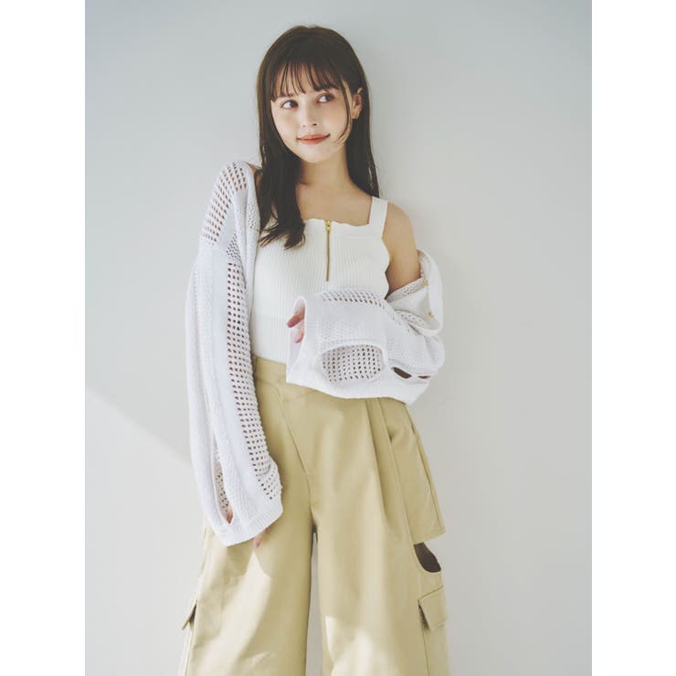 サイドオープンカーゴワイドパンツ | dazzlin | 詳細画像5 