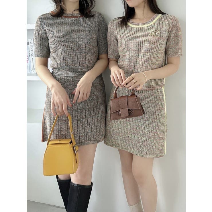 【WEB限定】ファンシーカラーニットミニスカート | dazzlin | 詳細画像25 