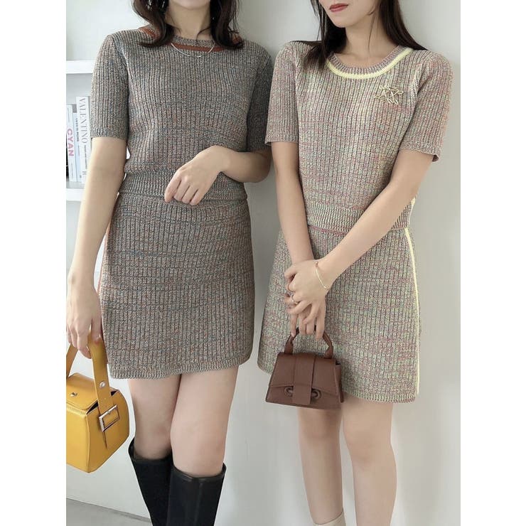 【WEB限定】ファンシーカラーニットミニスカート | dazzlin | 詳細画像26 