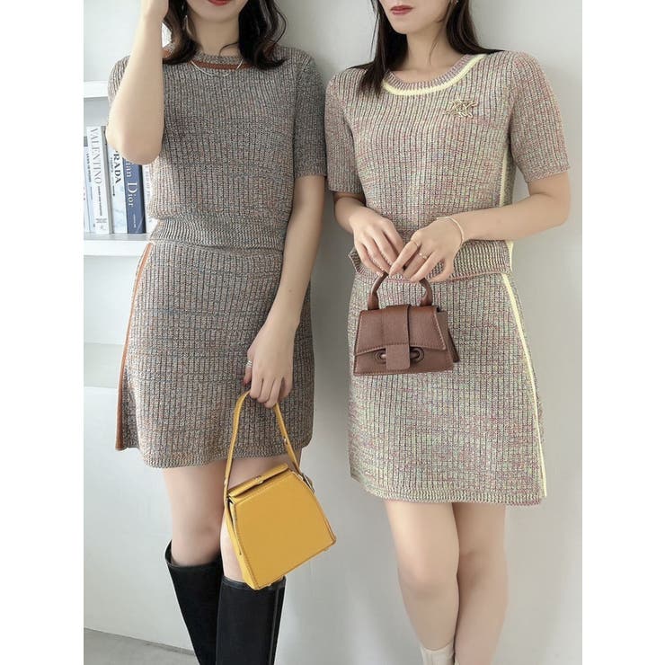 【WEB限定】ファンシーカラーニットミニスカート | dazzlin | 詳細画像31 