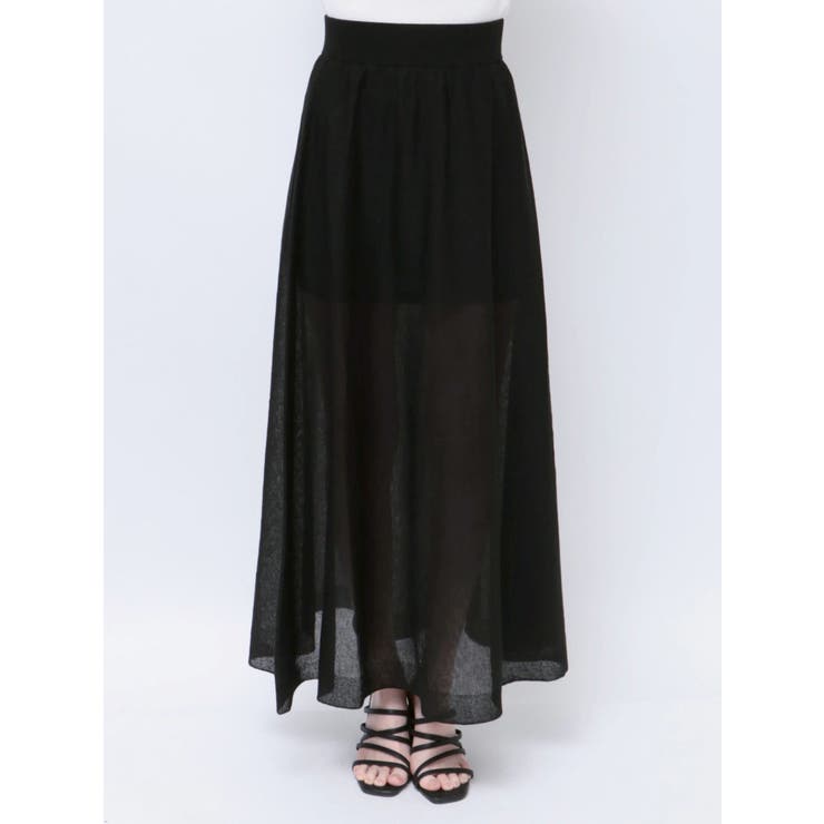 シアーニットフレアスカート | dazzlin | 詳細画像12 