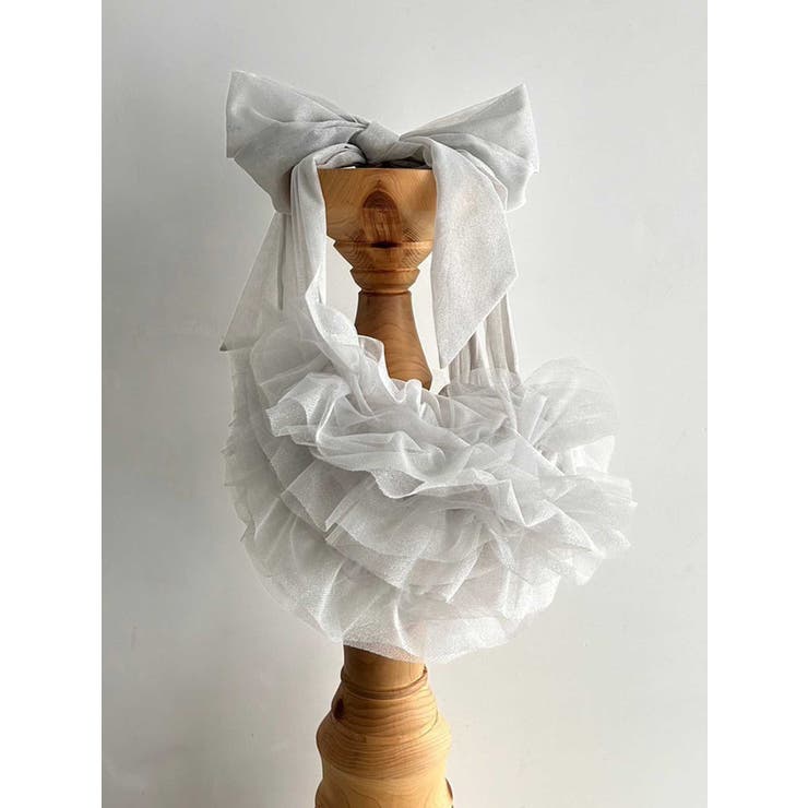 グレー | チュールフリルマルチwayビスチェバッグ | dazzlin