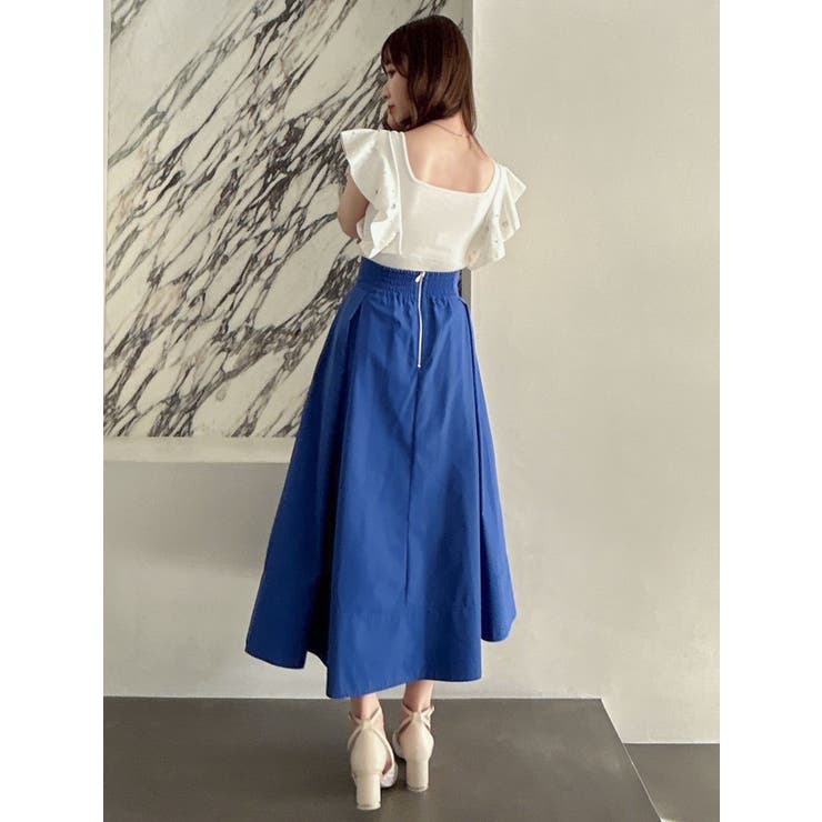 ラッフルビジューニットトップス[品番：MKSW0057088]｜dazzlin