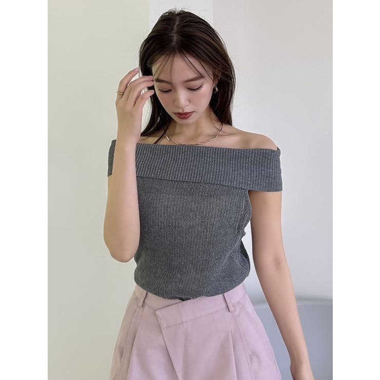 【WEB限定】2wayオフショルニットトップス | dazzlin | 詳細画像12 