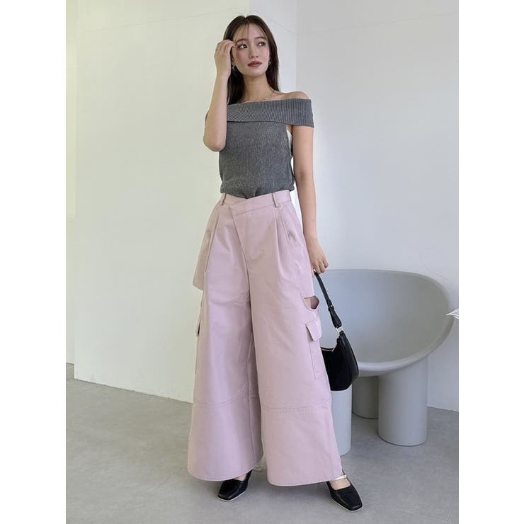 【WEB限定】2wayオフショルニットトップス | dazzlin | 詳細画像14 