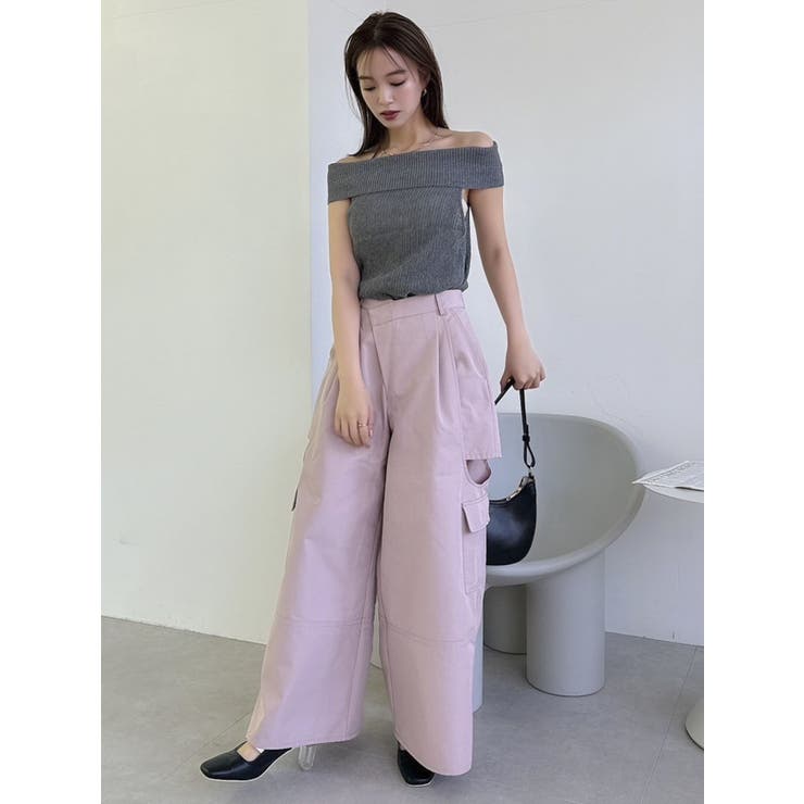 【WEB限定】2wayオフショルニットトップス | dazzlin | 詳細画像16 