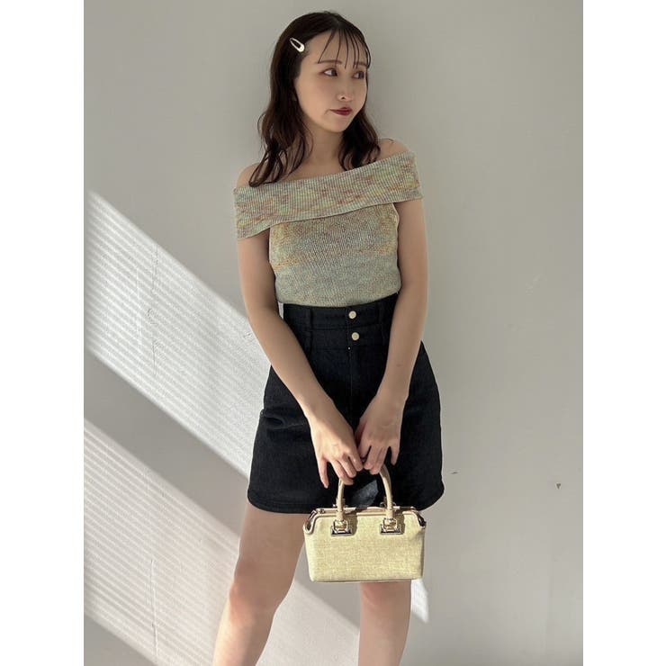 【WEB限定】2wayオフショルニットトップス | dazzlin | 詳細画像17 