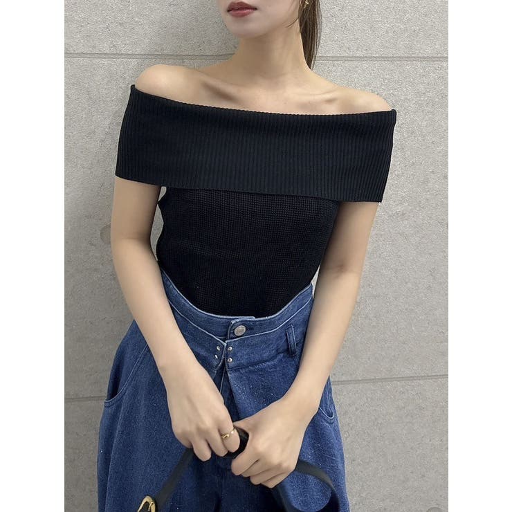 【WEB限定】2wayオフショルニットトップス | dazzlin | 詳細画像32 