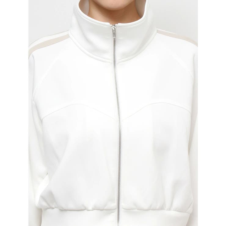 ジャケット　即日発送　ホワイト スイッチングトラックジャケット[品番：MKSW0056507]｜dazzlin