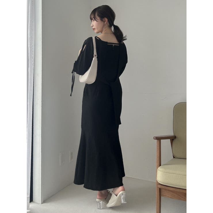 ショートコンビタイトワンピース[品番：MKSW0057098]｜dazzlin