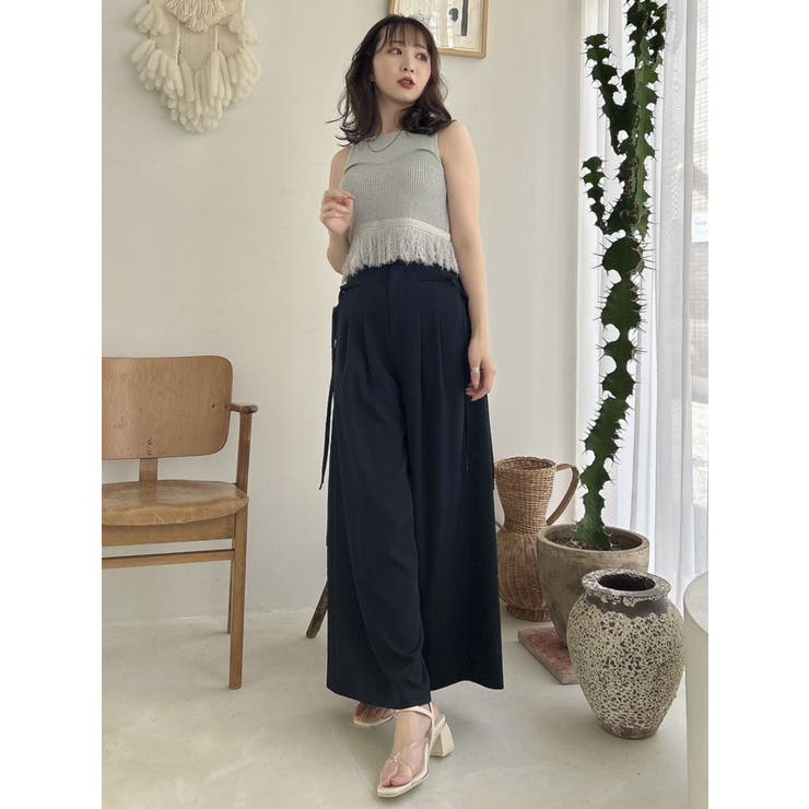 サイドオープンパンツ | dazzlin | 詳細画像13 