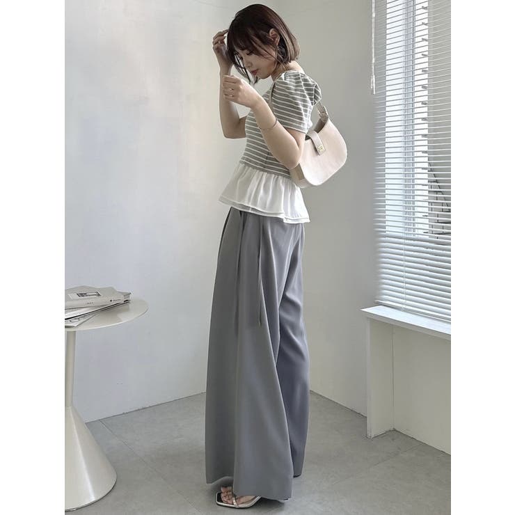 サイドオープンパンツ | dazzlin | 詳細画像32 