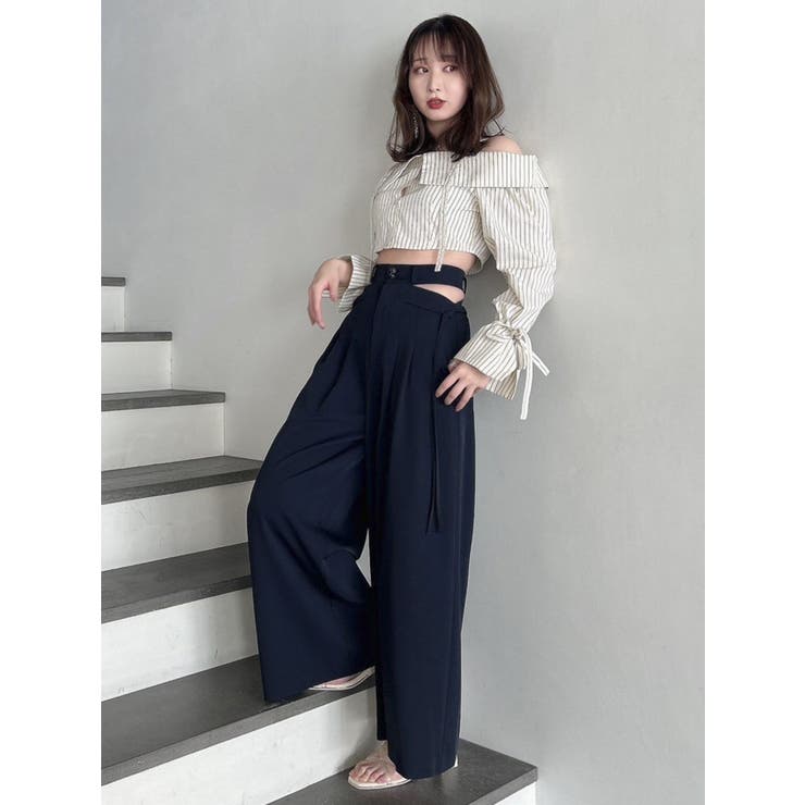 サイドオープンパンツ | dazzlin | 詳細画像5 