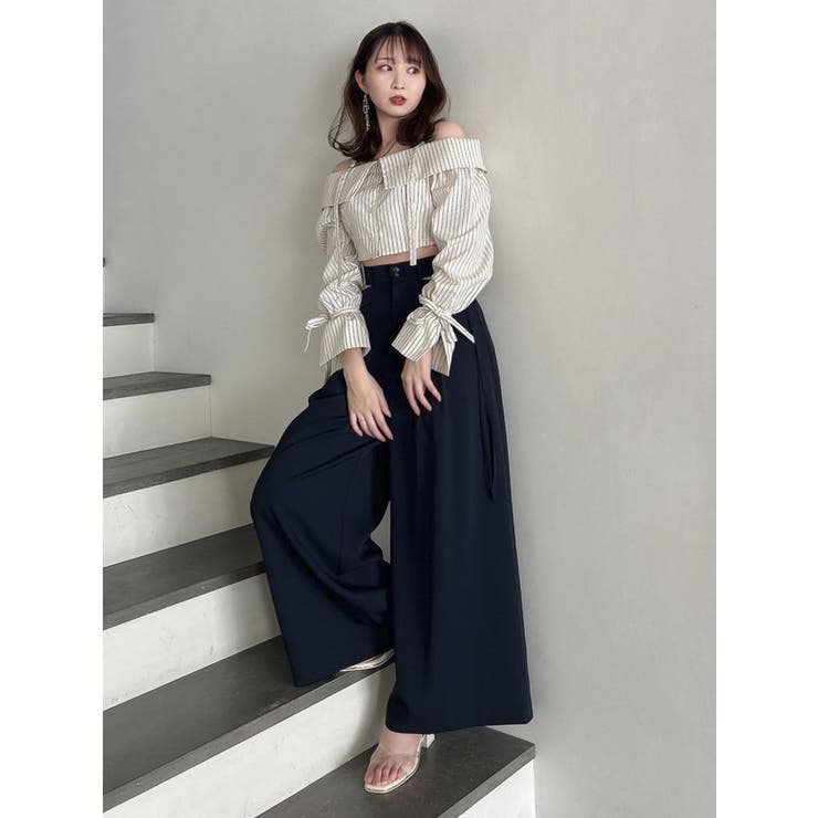 サイドオープンパンツ | dazzlin | 詳細画像7 