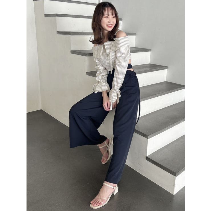 サイドオープンパンツ | dazzlin | 詳細画像9 