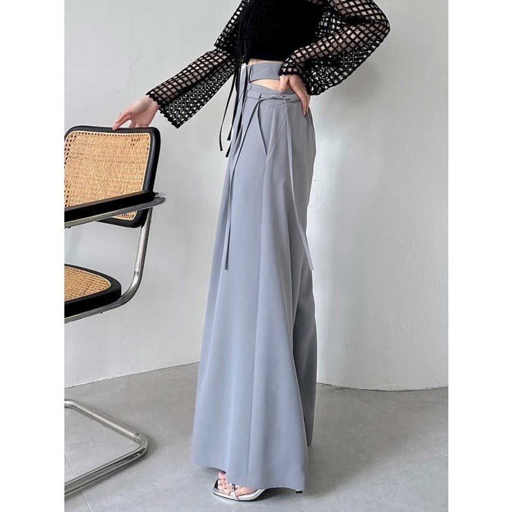 グレー | サイドオープンパンツ | dazzlin