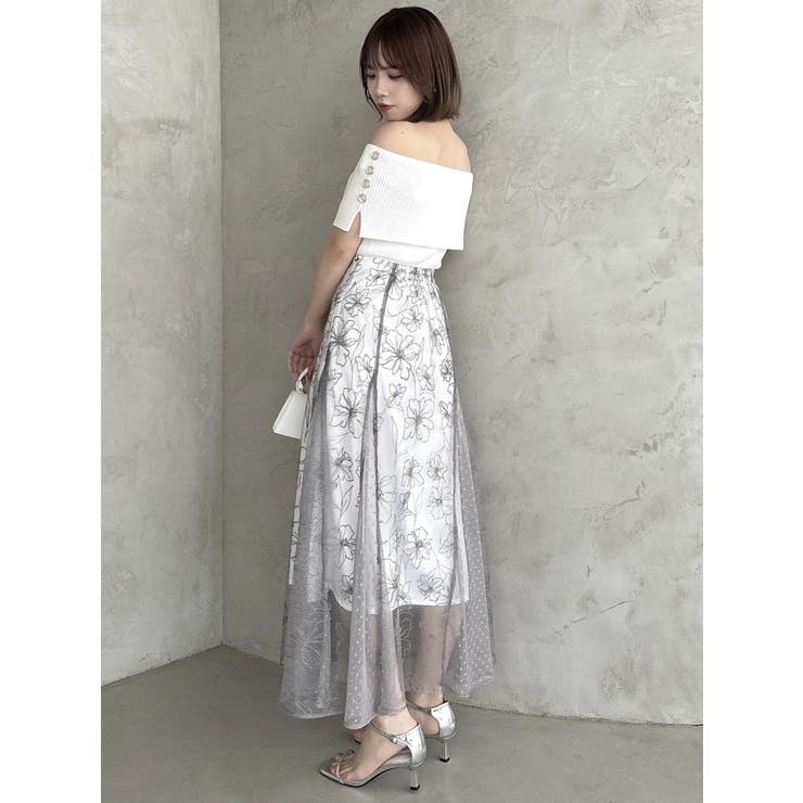 クロップドオフショルニットプルオーバー | dazzlin | 詳細画像14 