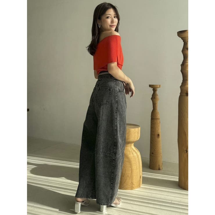 クロップドオフショルニットプルオーバー | dazzlin | 詳細画像23 