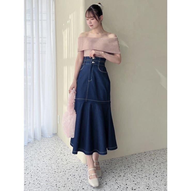 クロップドオフショルニットプルオーバー | dazzlin | 詳細画像27 