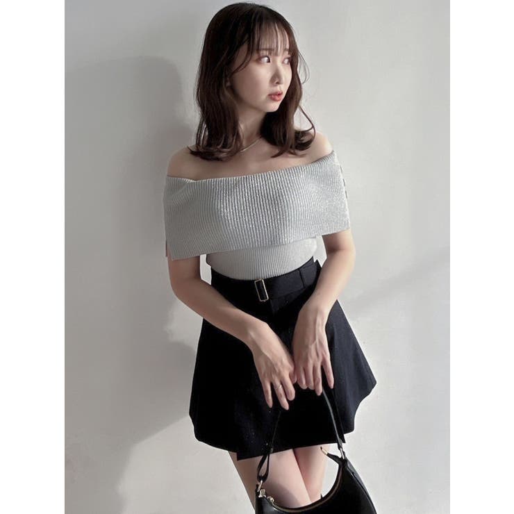 クロップドオフショルニットプルオーバー | dazzlin | 詳細画像29 