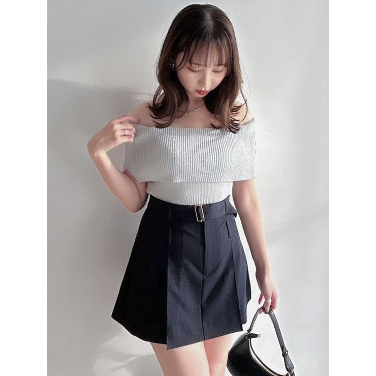 クロップドオフショルニットプルオーバー | dazzlin | 詳細画像30 