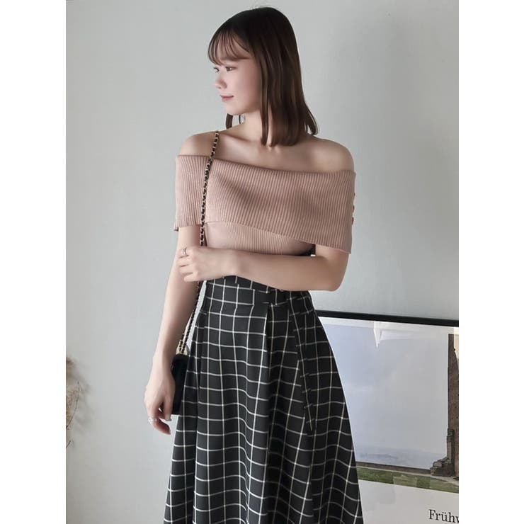 クロップドオフショルニットプルオーバー | dazzlin | 詳細画像34 