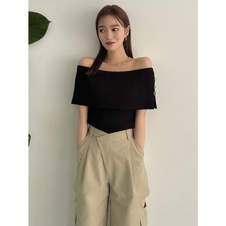 クロップドオフショルニットプルオーバー | dazzlin | 詳細画像43 