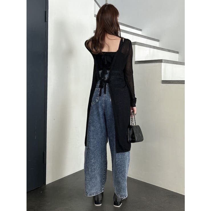 美品✨️45R 近年 リネンヘリンボンのニットソーキャミ ネイビー 洗える 美品✨️45R 近年 リネンヘリンボンのニットソーキャミ ネイビー
