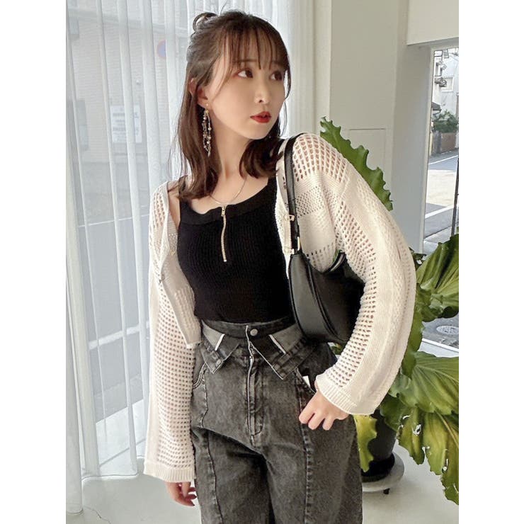 ミリさま専用♡conges payes♡綿麻ボーダーチュニック♡美品♪ WEB限定】接触冷感バンドカラーチュニック（チュニック