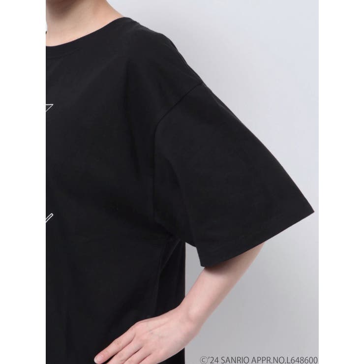 【新品未使用・完売品】dazzlin × ハローキティコラボTシャツ ブラック dazzlin ハローキティコラボ 50周年Tシャツ - メルカリ