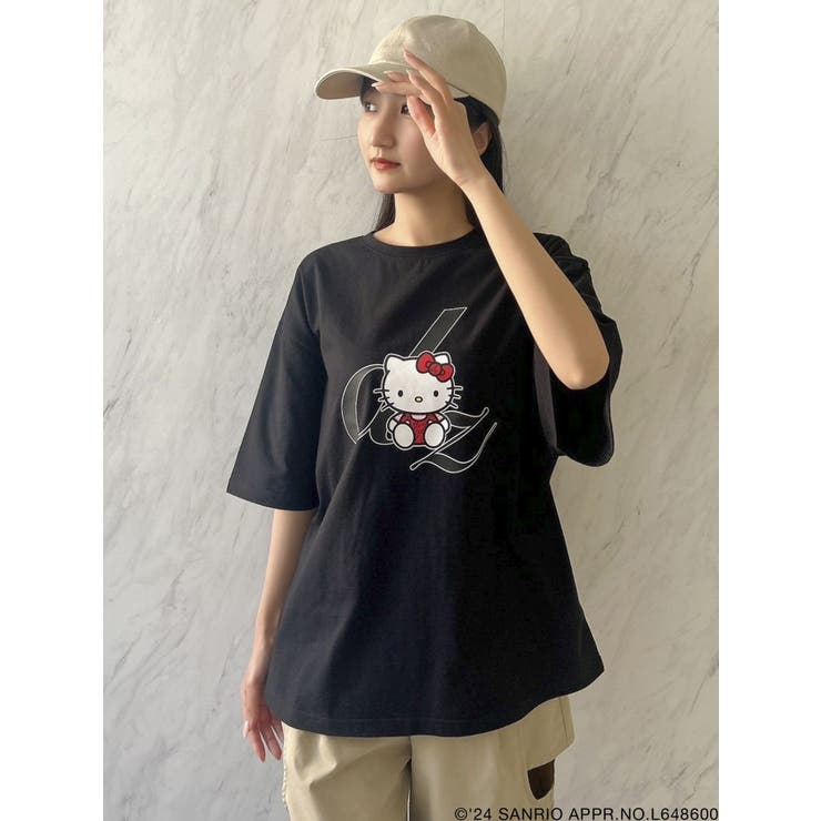 【ハローキティコラボ】50周年Tシャツ② | dazzlin | 詳細画像9 