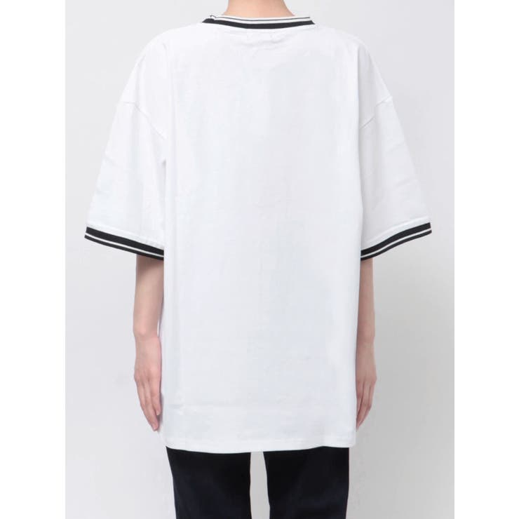 POLO BCS コラボ】バイカラービッグTシャツ[品番:MKSW0058621 POLO BCS コラボ】バイカラービッグTシャツ[品番:MKSW0058621