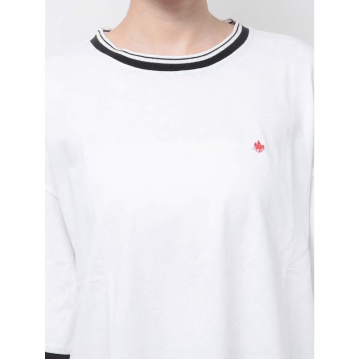 POLO BCS コラボ】バイカラービッグTシャツ[品番:MKSW0058621 POLO BCS コラボ】バイカラービッグTシャツ[品番:MKSW0058621