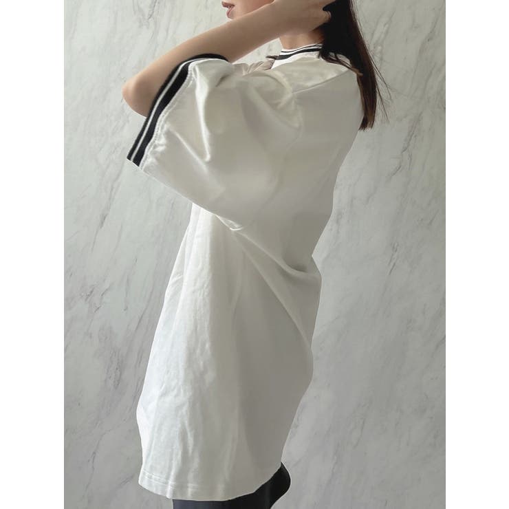 POLO BCS コラボ】バイカラービッグTシャツ[品番:MKSW0058621 POLO BCS コラボ】バイカラービッグTシャツ[品番:MKSW0058621