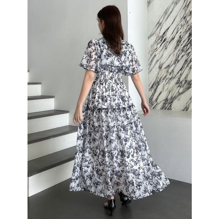 dazzlin ワンピース 美品 dazzlin 花柄ワンピース やってのけ