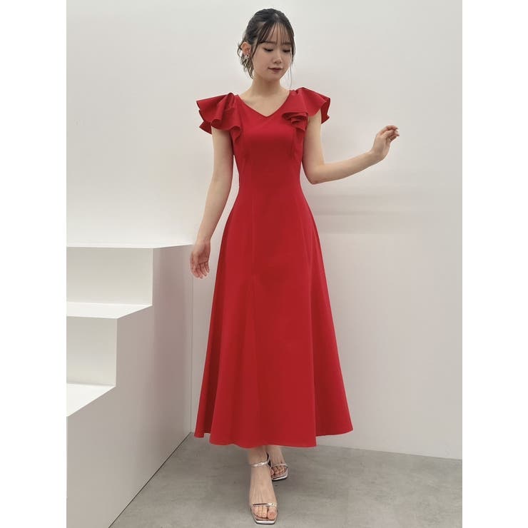 美品dazzlin フロントオープンワンピース dazzlin（ダズリン）の「フロントオープンチドリワンピース