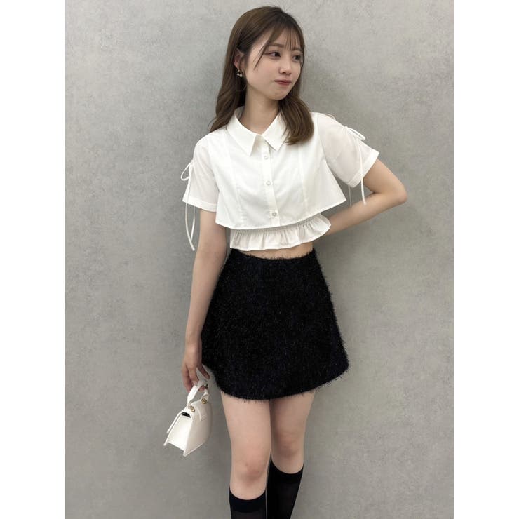 リボンスリーブショートシャツ | dazzlin | 詳細画像21 