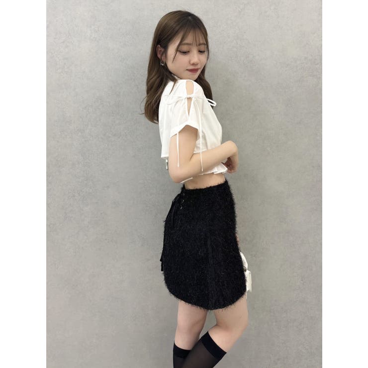 リボンスリーブショートシャツ | dazzlin | 詳細画像23 