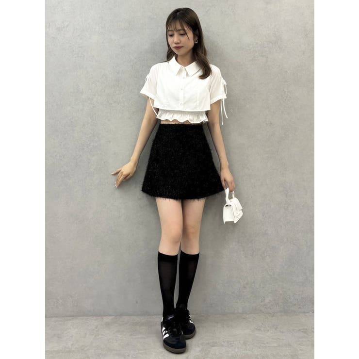 リボンスリーブショートシャツ | dazzlin | 詳細画像24 