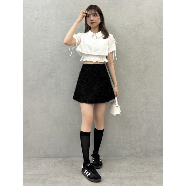 リボンスリーブショートシャツ | dazzlin | 詳細画像25 